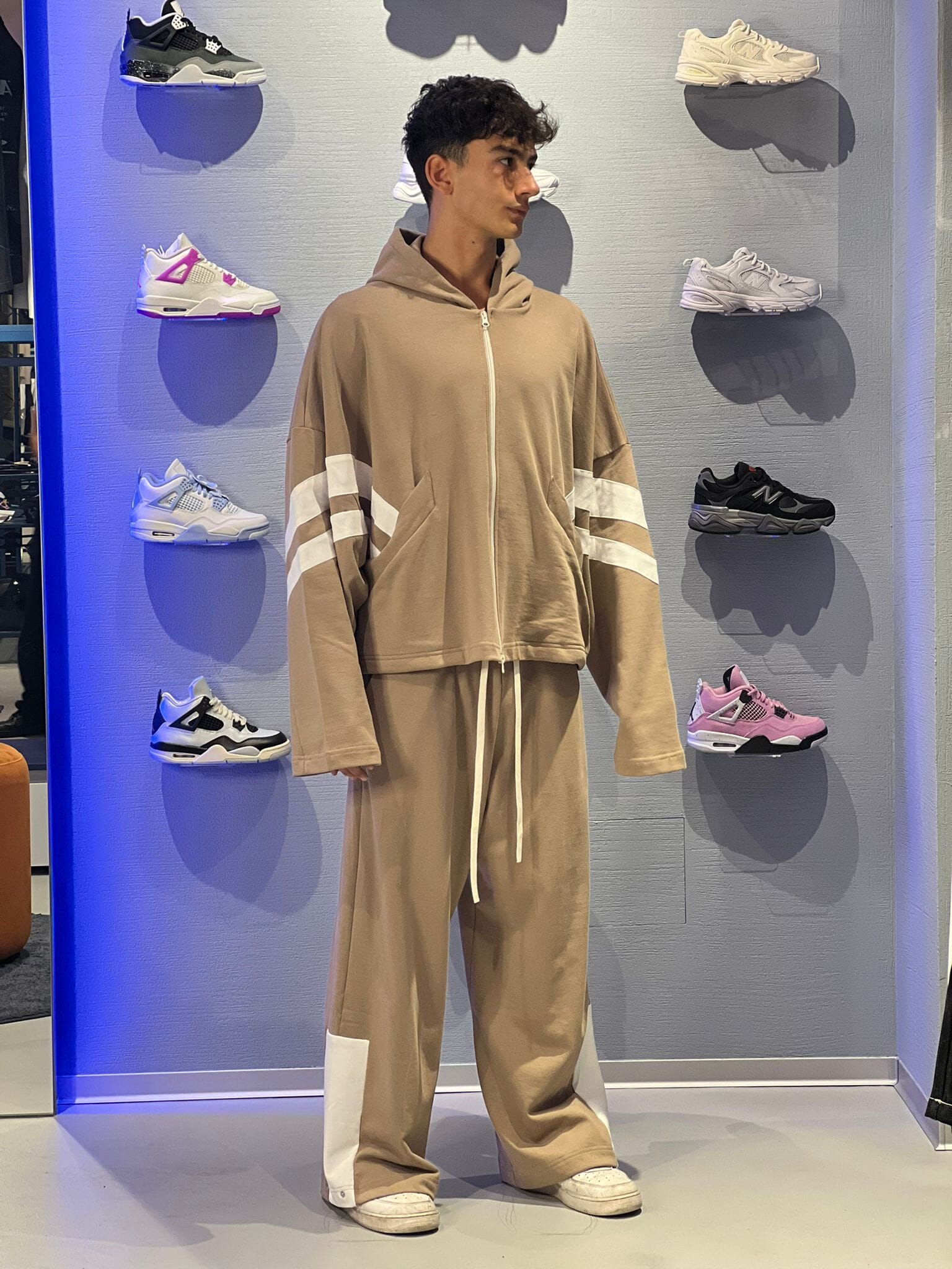 Coordinato Tuta Oversize Hydo - Beige Sabbia