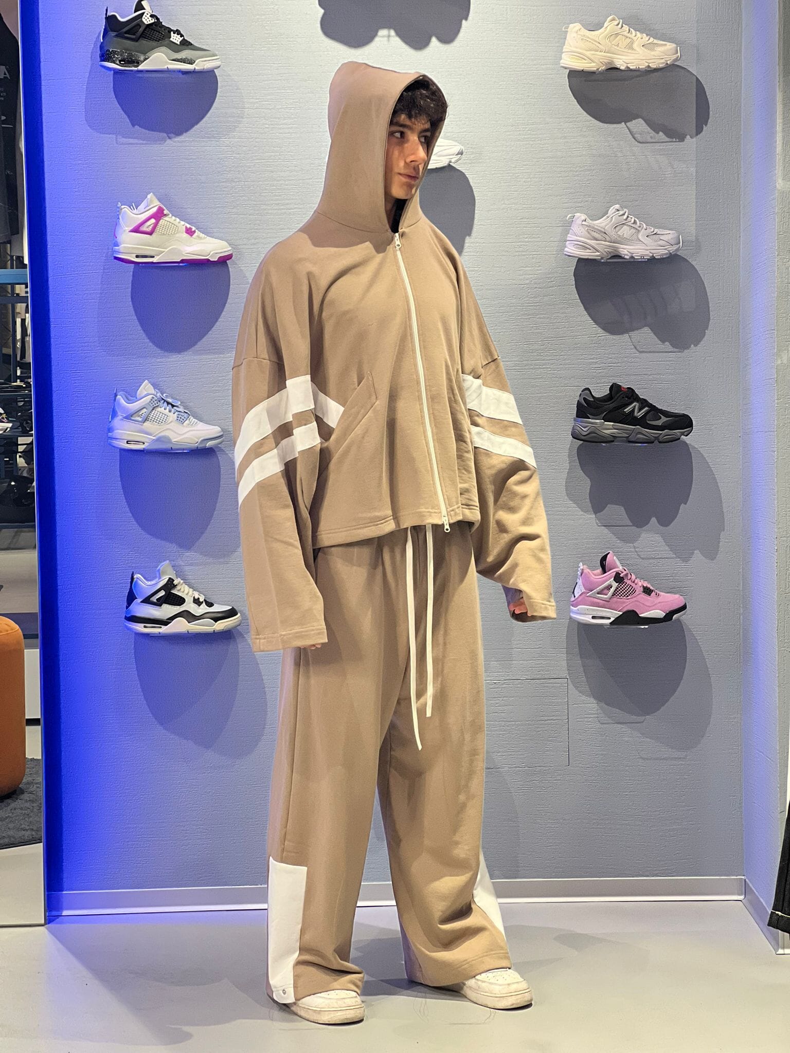 Coordinato Tuta Oversize Hydo - Beige Sabbia