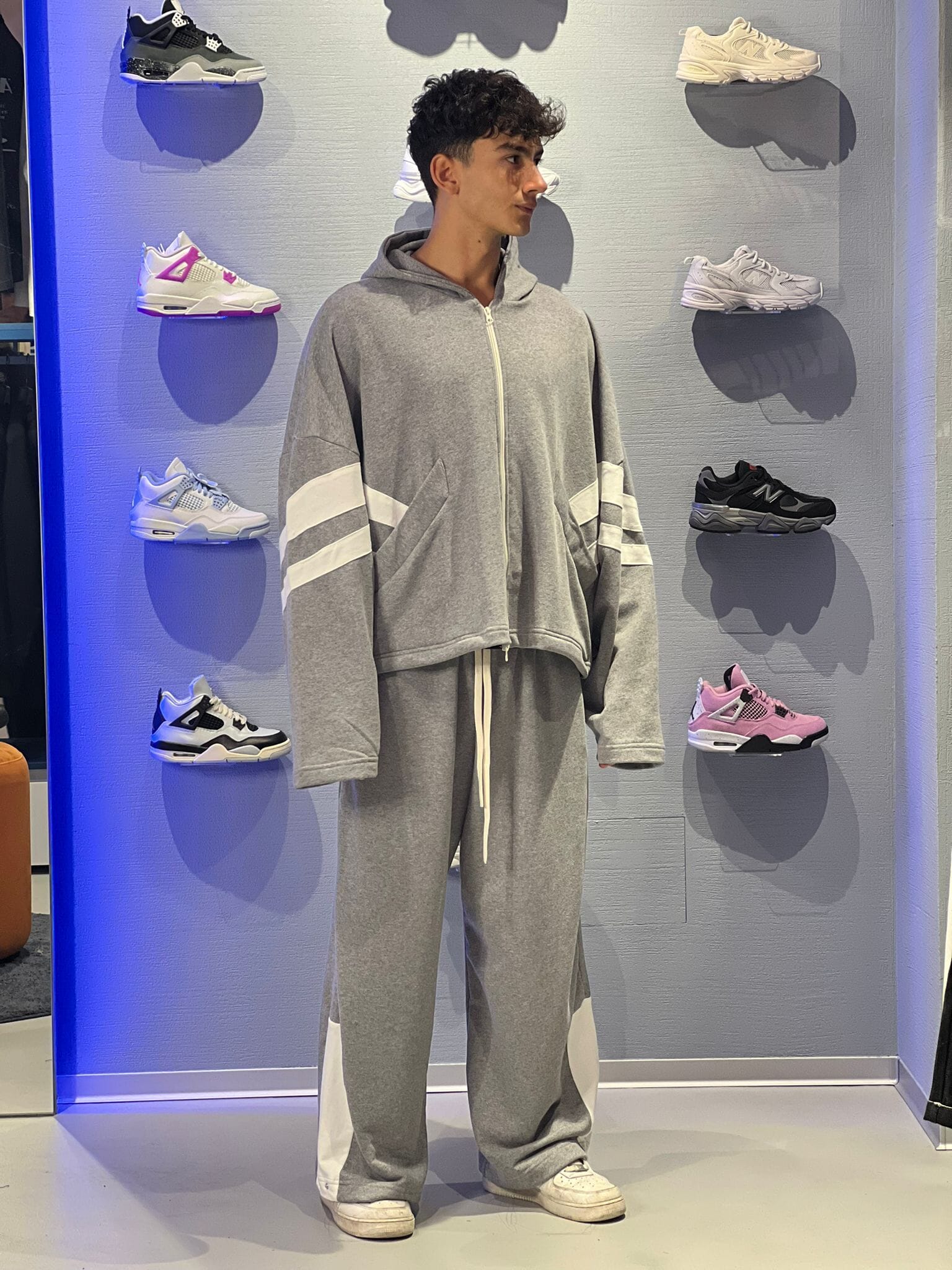 Coordinato Tuta Oversize Hydo - Grigia