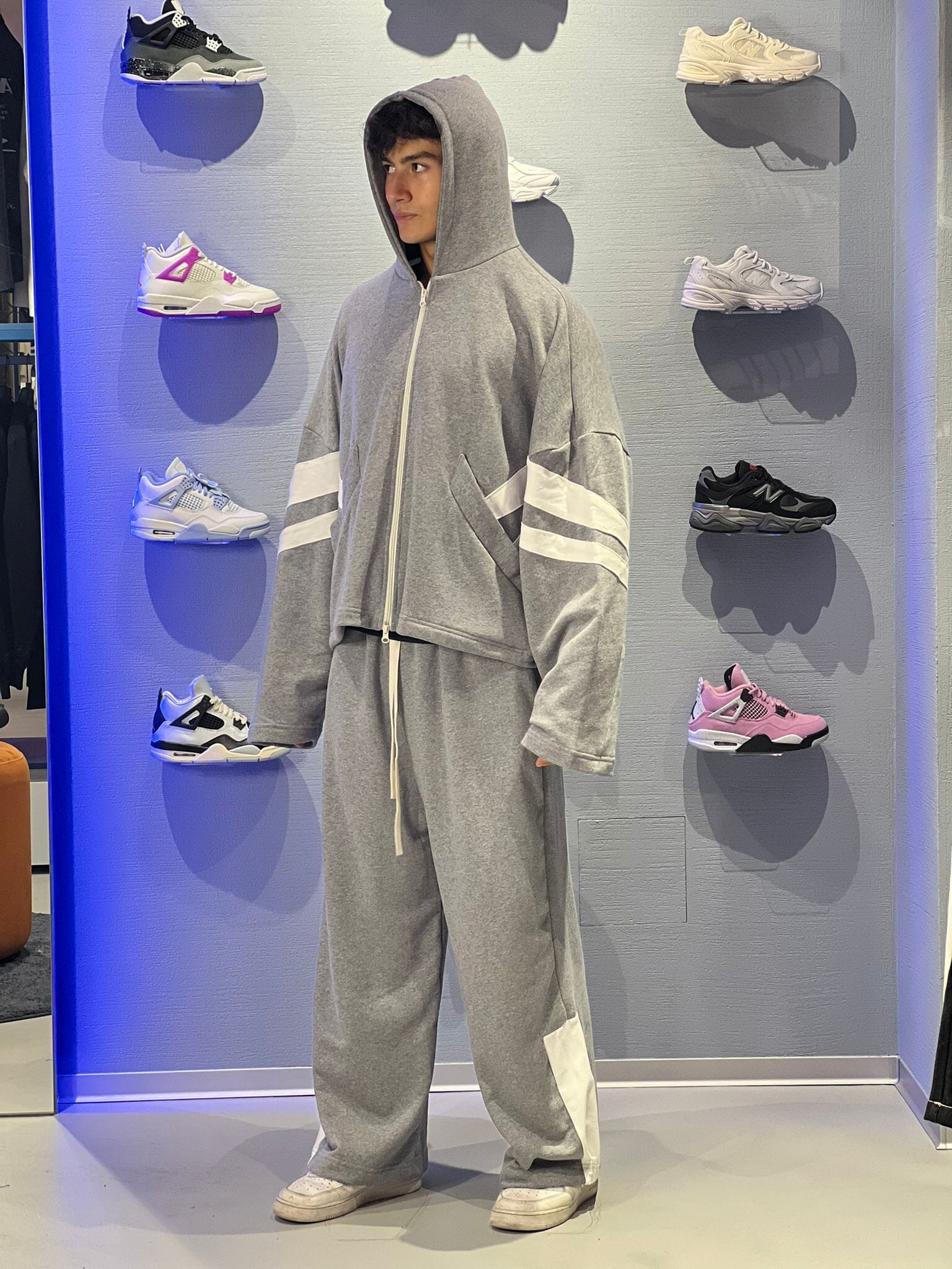 Coordinato Tuta Oversize Hydo - Grigia