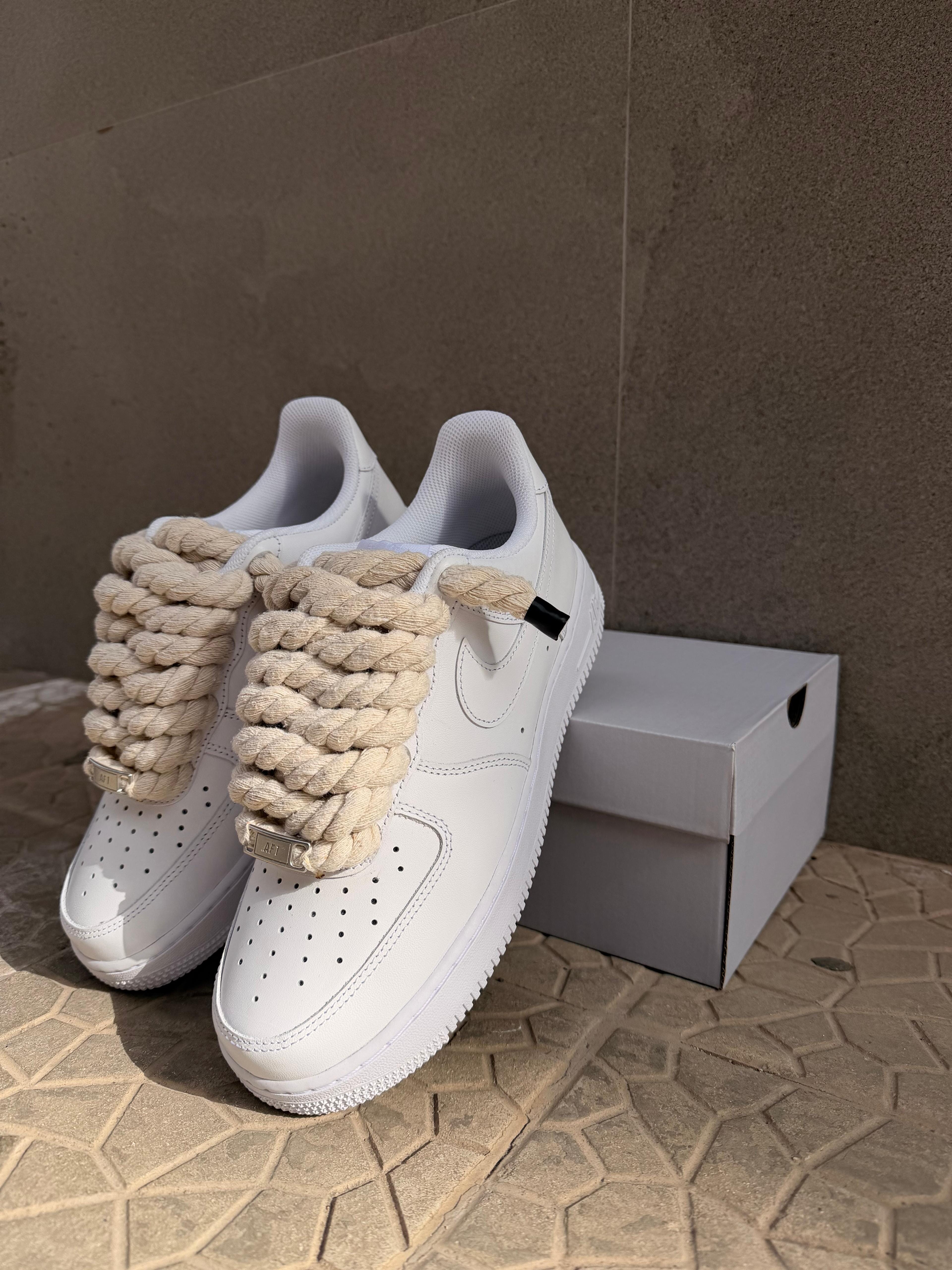 Nike air force 1 + laccio in corda custom