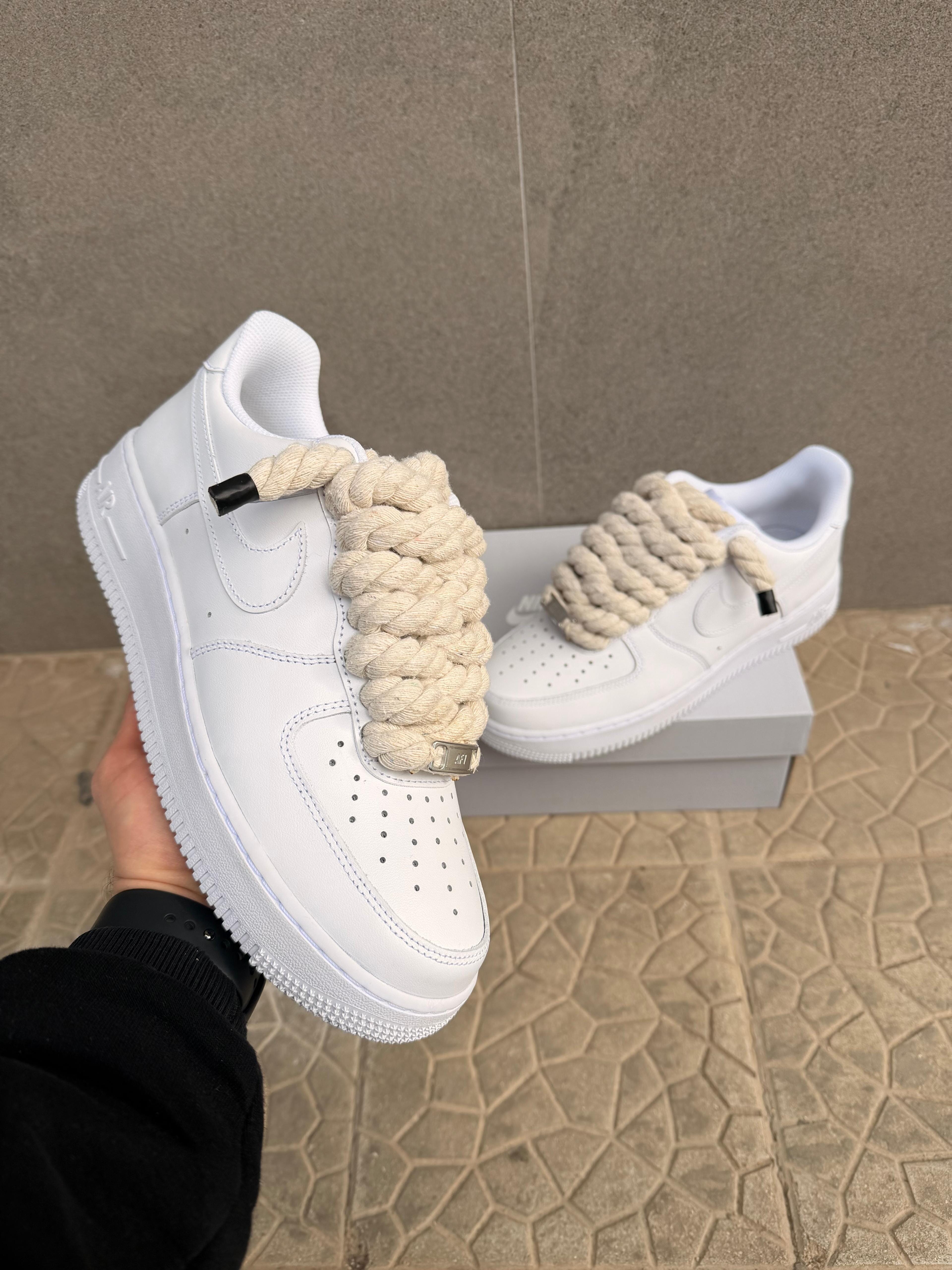 Nike air force 1 + laccio in corda custom