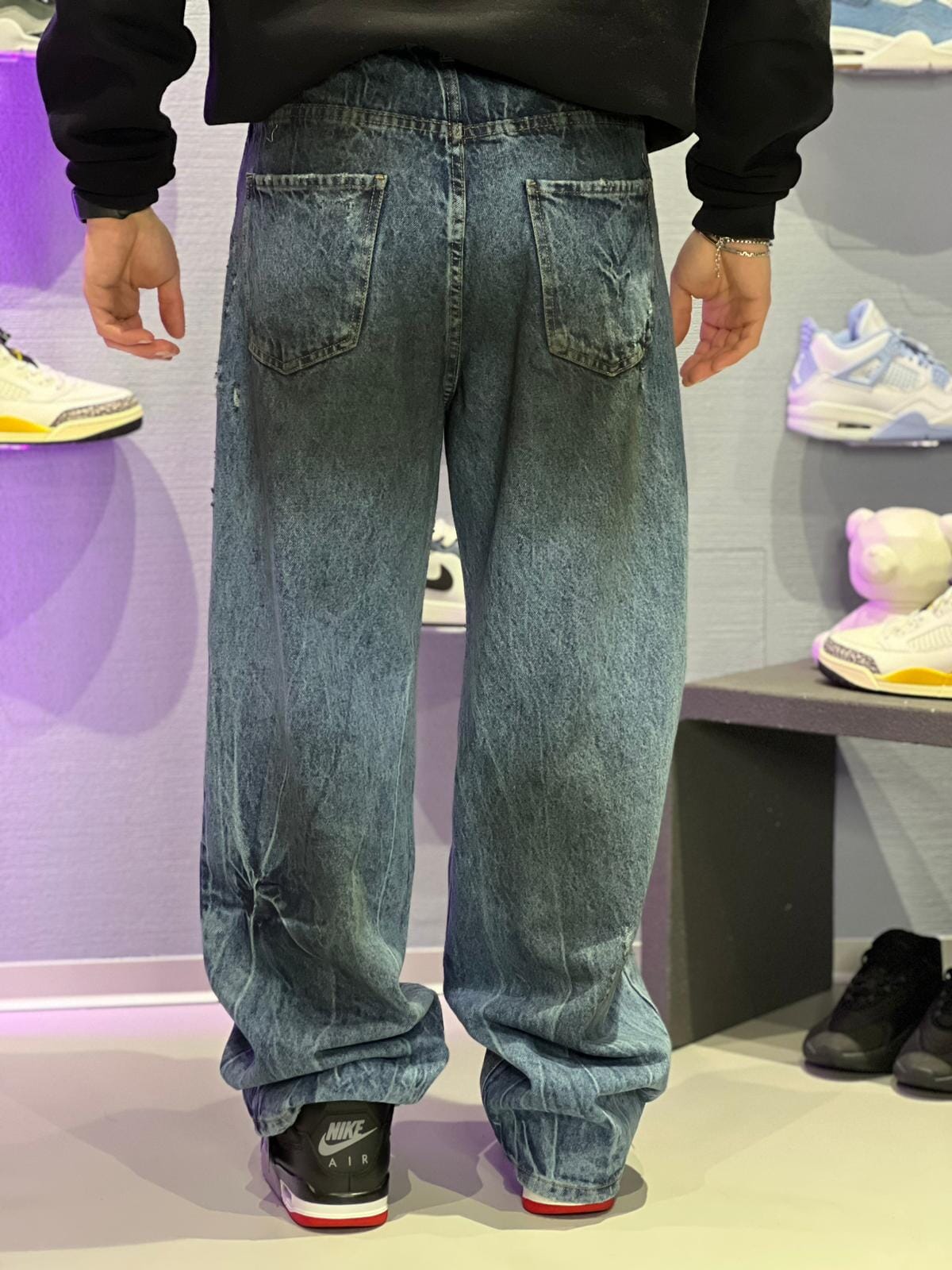 Jeans Baggy Premium Blu Cianotic