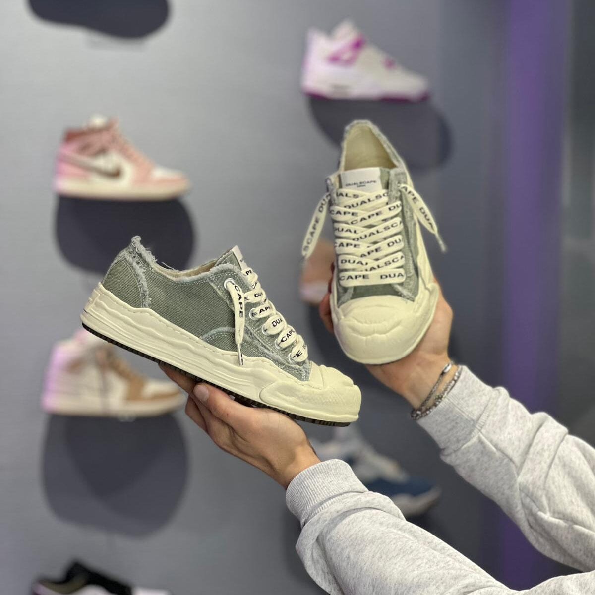 Dualscape Sneakers Chunky Aquamarine