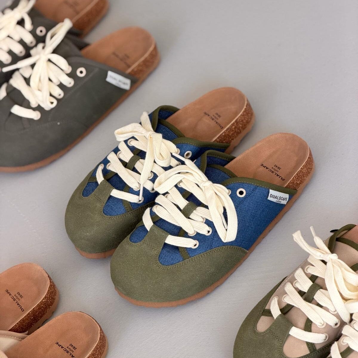 Dualscape Sabot Verde/Jeans C04