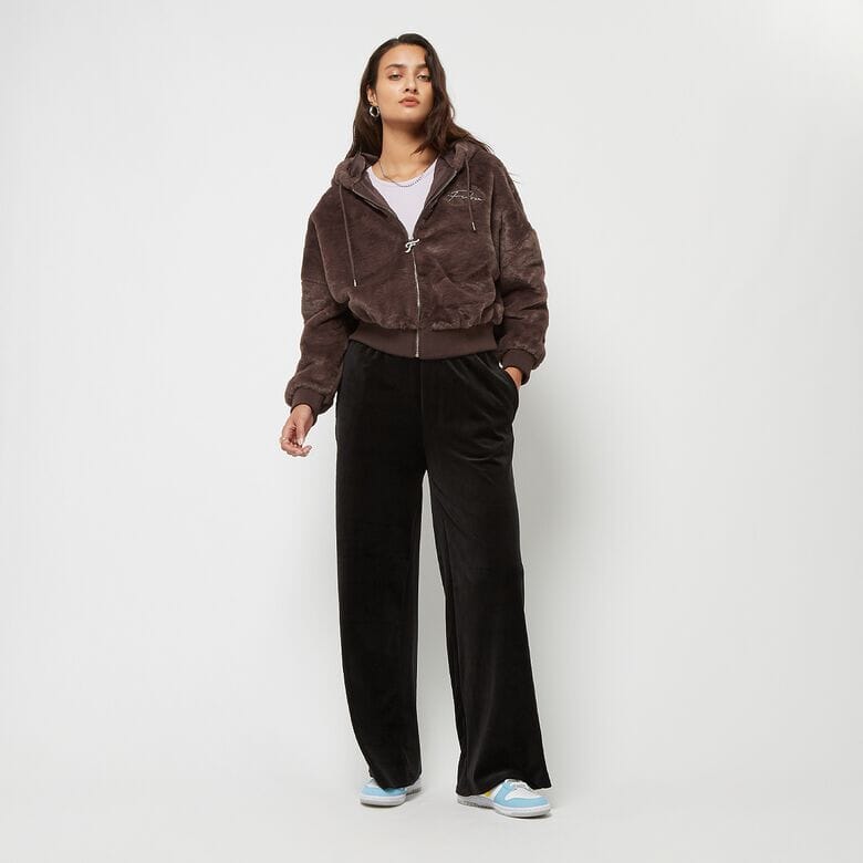 Jacket Brown Fubu - Signature Rhinestone Fur FW224-022-1
