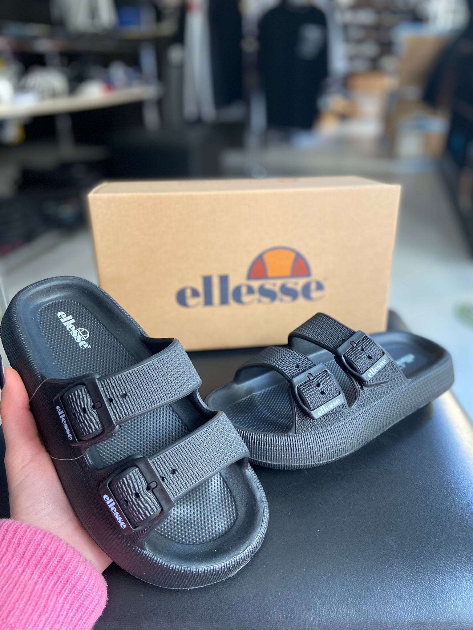 Ellesse Ciabatte Gommate nere