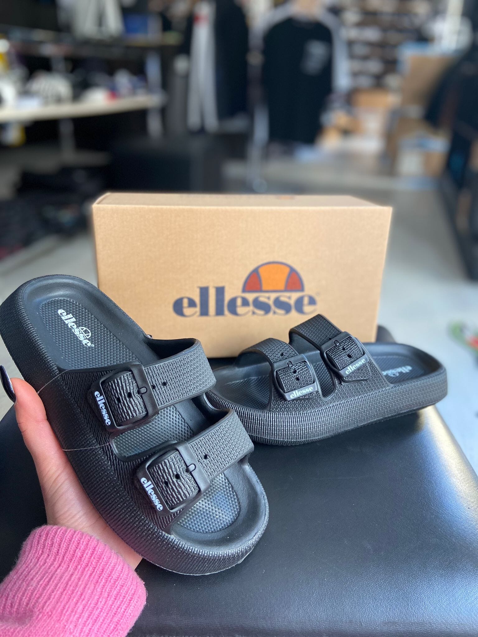 Ellesse Ciabatte Gommate nere