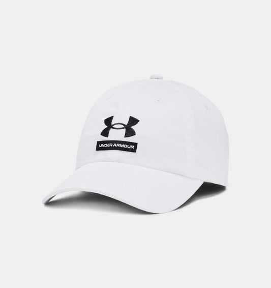 Under armour cappello branded bianco