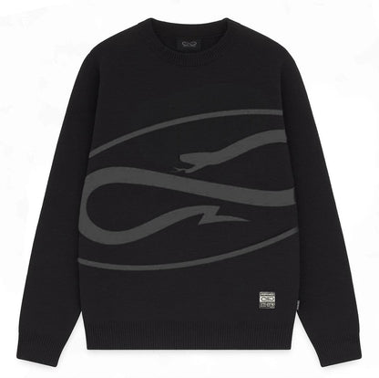 Maglione Propaganda Knitwear Logo Atom Black