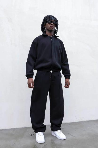 Coordinato Tuta Full Black Oversize