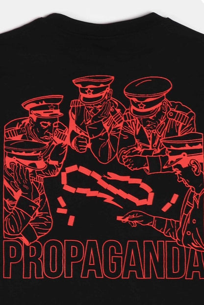 T-shirt Propaganda Domino Tee Nera