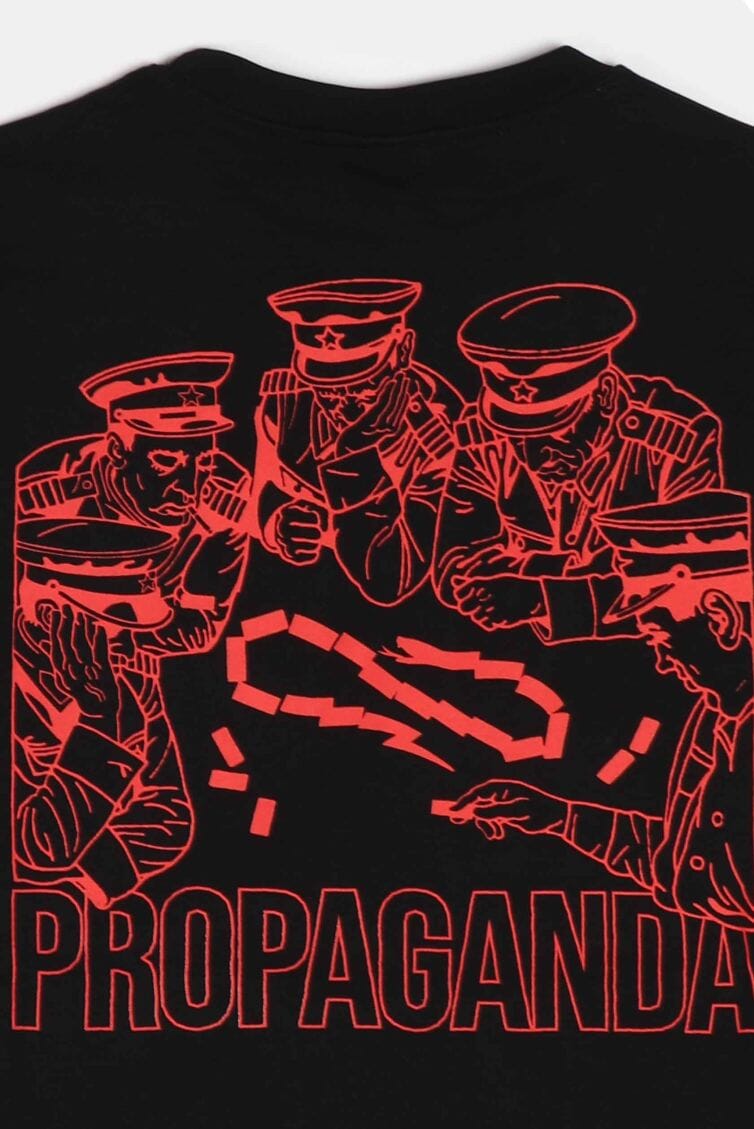 T-shirt Propaganda Domino Tee Nera