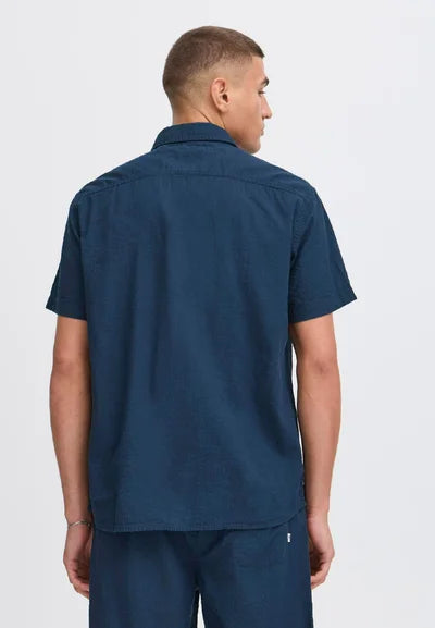 Camicia Solid insignia blue