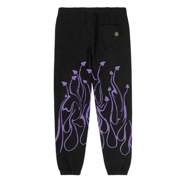 Pantalone Mushroom flame Nero/Viola