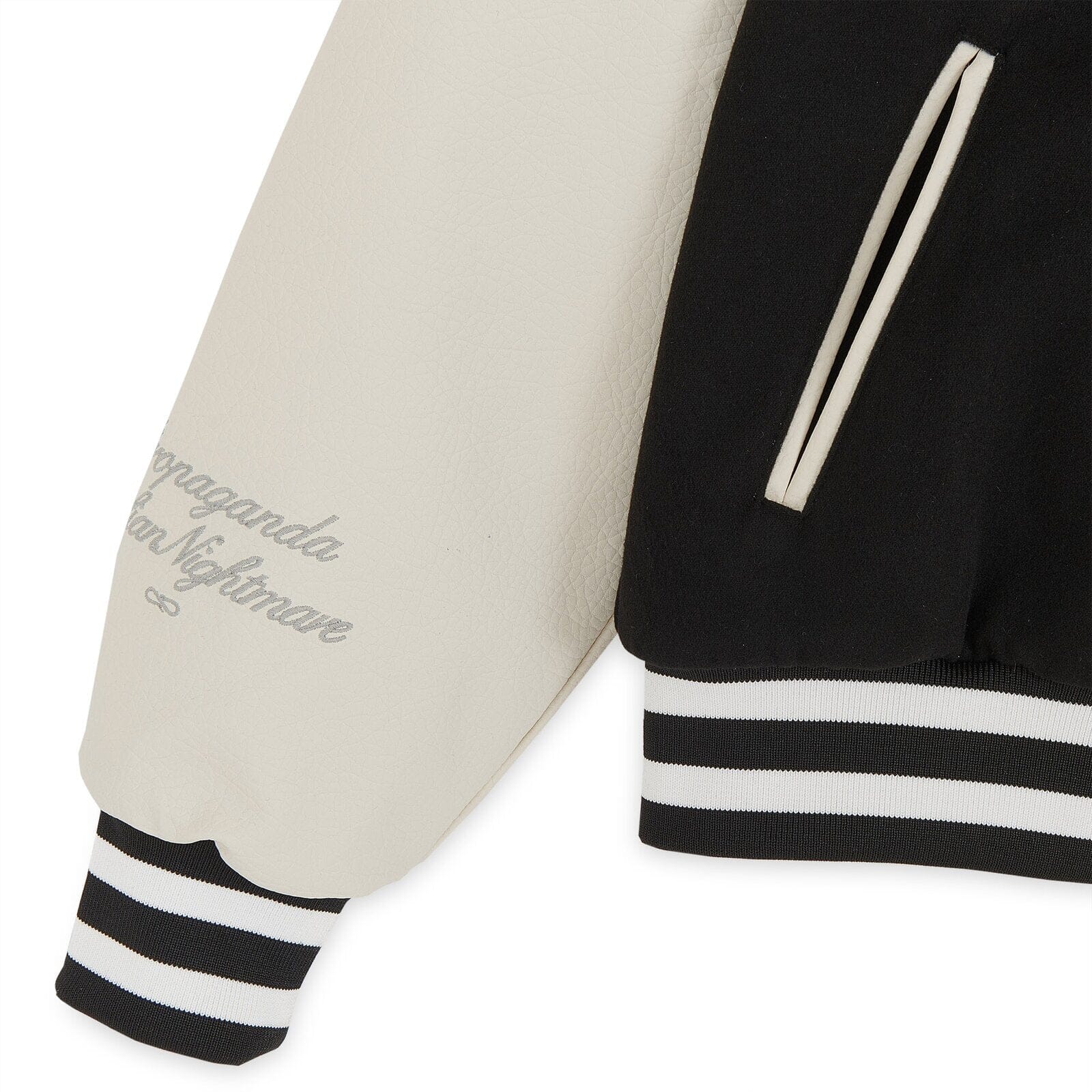 Giubotto Nightmare Varsity Black/White