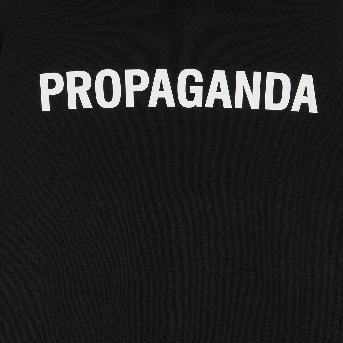 Felpa propaganda Logo Hoodie Black