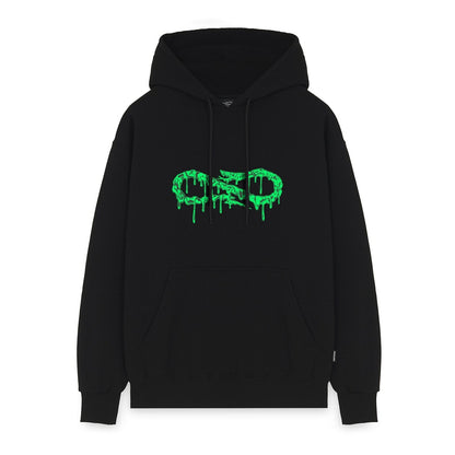 Felpa Propaganda Logo Slime Hoodie Black