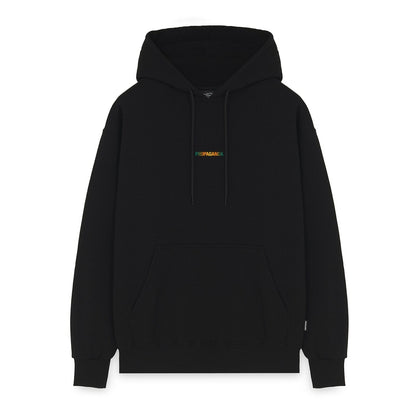 Felpa Propaganda Ribs Gradient Hoodie Black