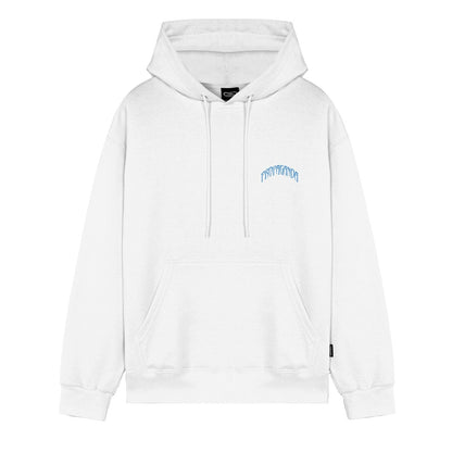 Felpa Propaganda Triangle Panther Hoodie White