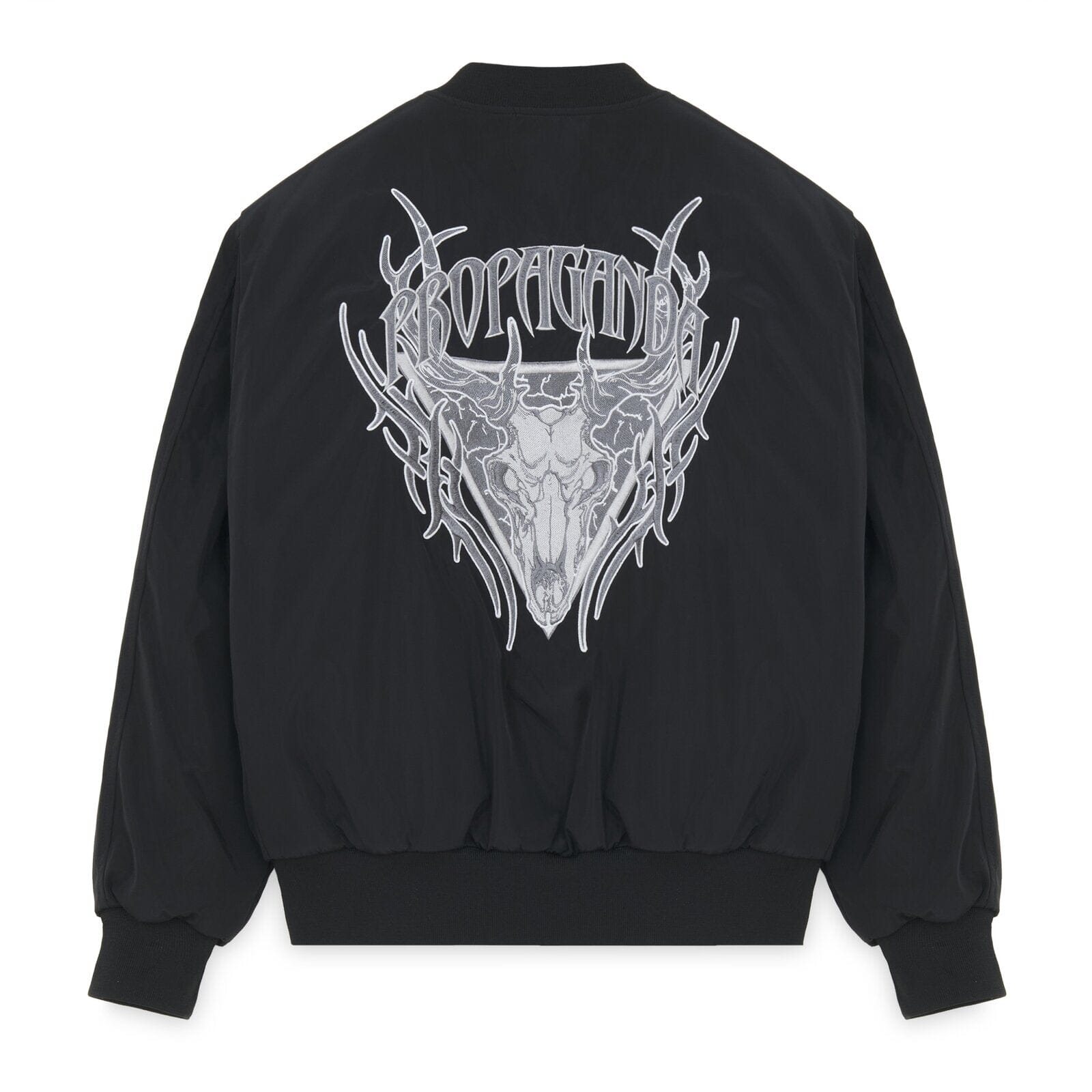 Giubotto Propaganda Jacket Triangle Deer Bomber Black