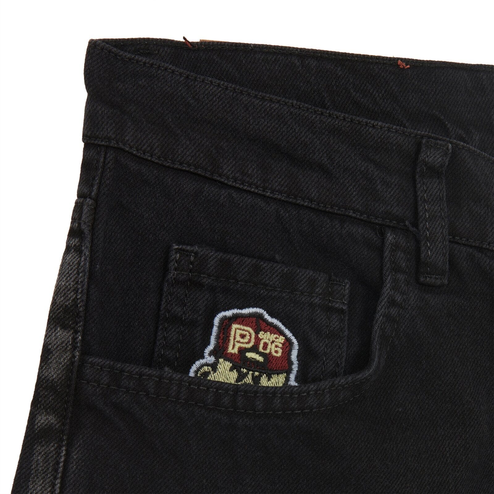 Pantaloncino Propaganga Denim Baseball Shorts Black