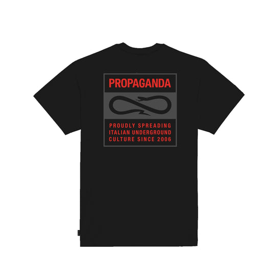 T-shirt Propaganda  Label Classic Tee Black