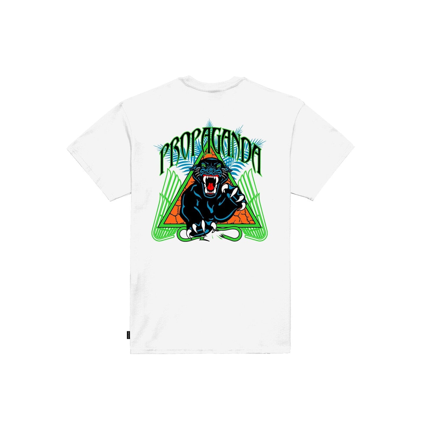 T-shirt Propaganda Triangle Panther Tee White