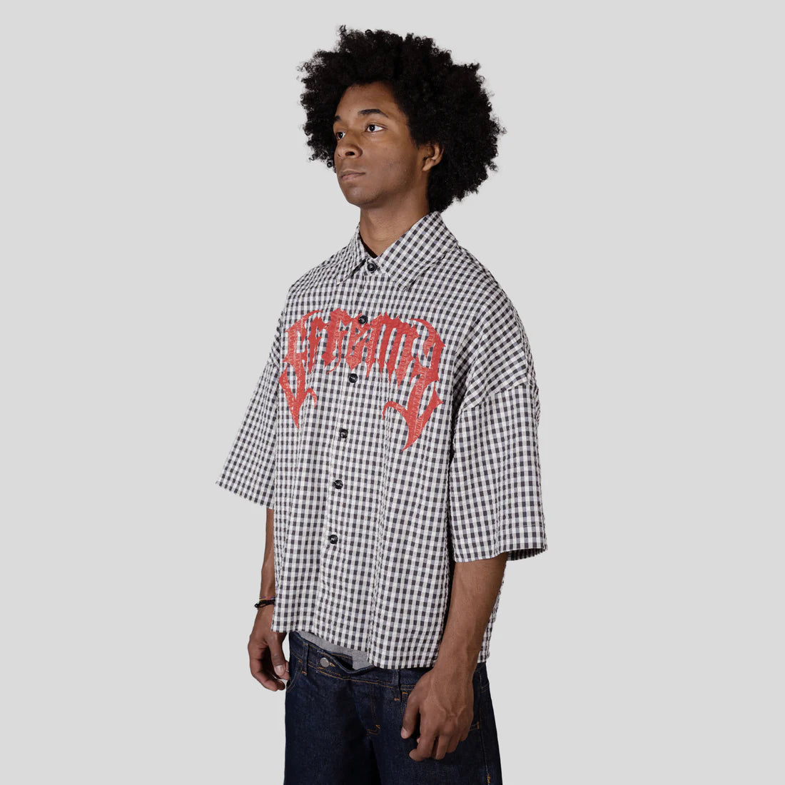 Shirt Goat Black And White