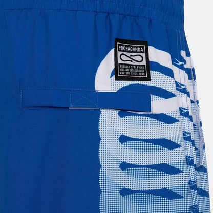 Costume Propaganda Ribs Swimtruck Blue