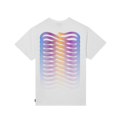 T-shirt Propaganda Ribs Gradient Tee White