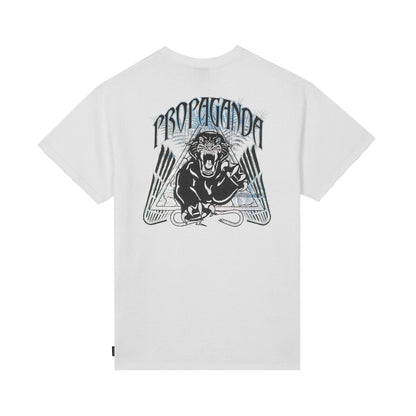 T-shirt Propaganda Triangle Panther Tee White