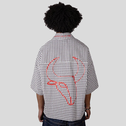 Shirt Goat Black And White