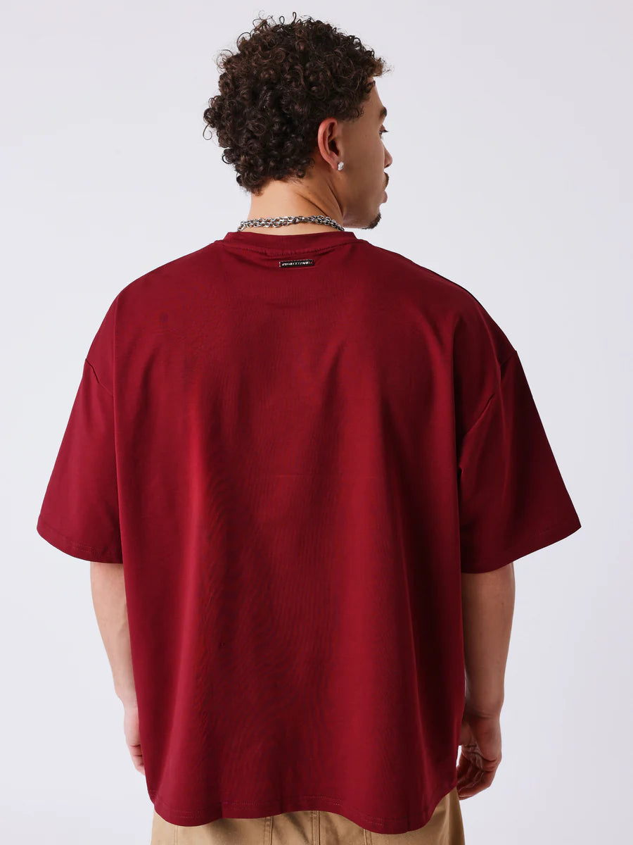 T-shirt varsity PXP bordeaux