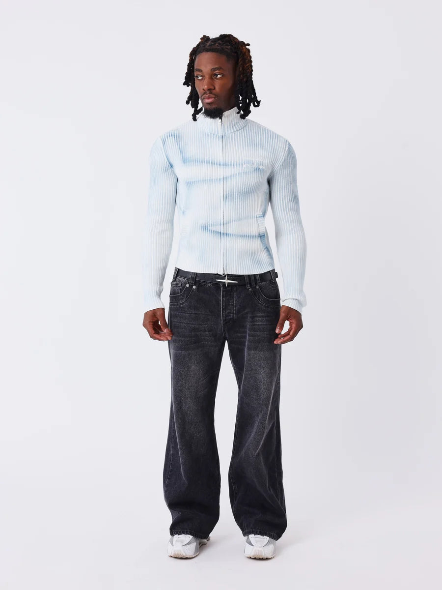 Maglione PxP con zip Mountain