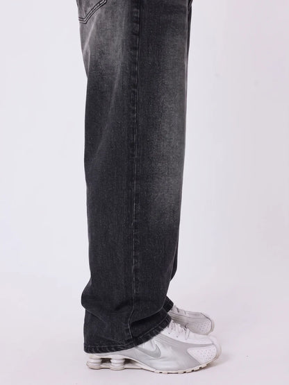 Jeans PxP larghi a gamba larga e vestibilità loose