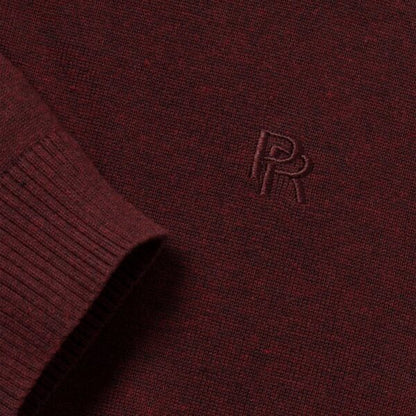 Maglione Ribs Propaganda Burgundy