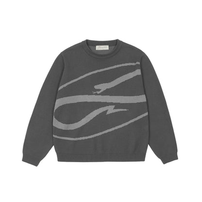 Maglione Logo Atom Propaganda Tortora