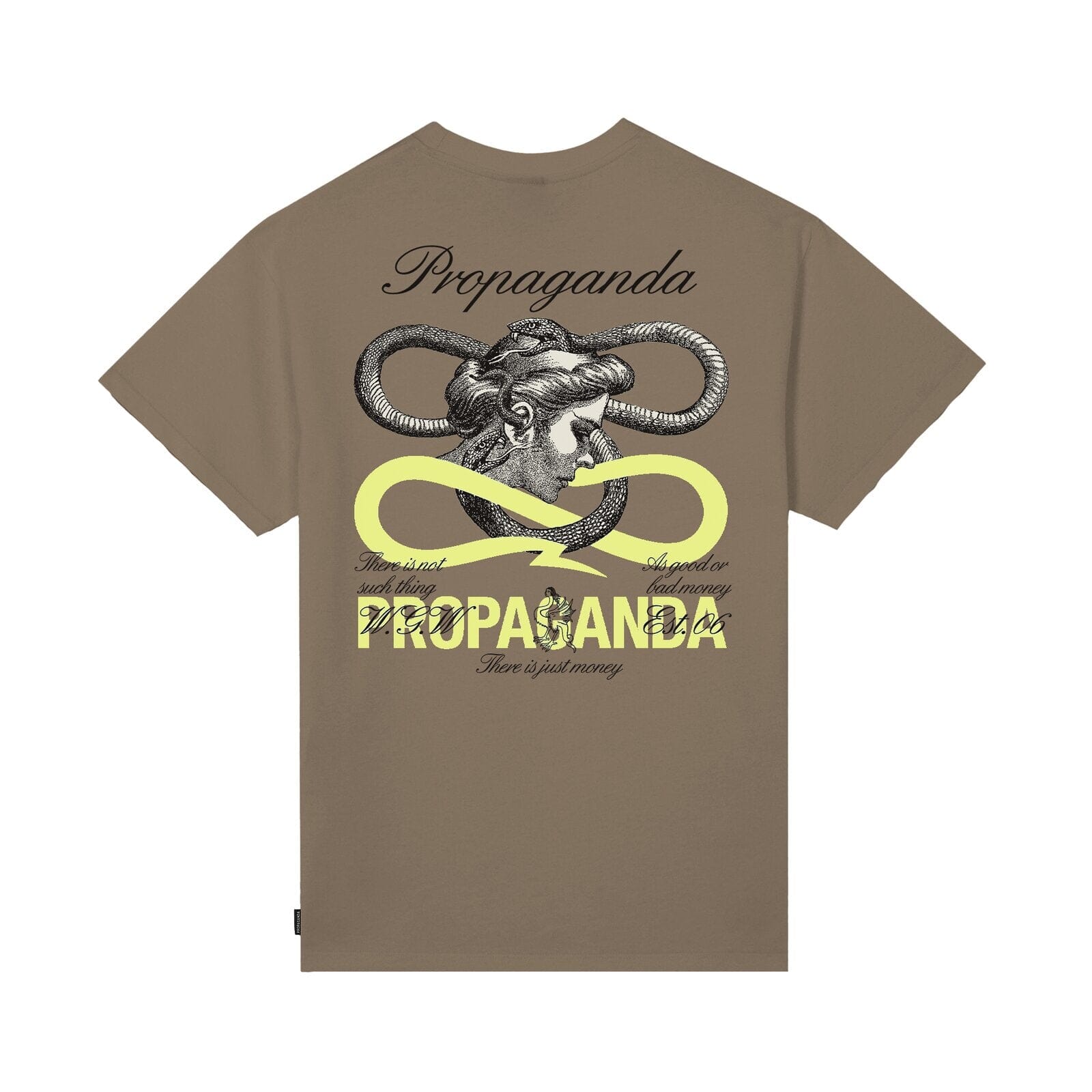 T-shirt Propaganda Whisper Tee Tortora