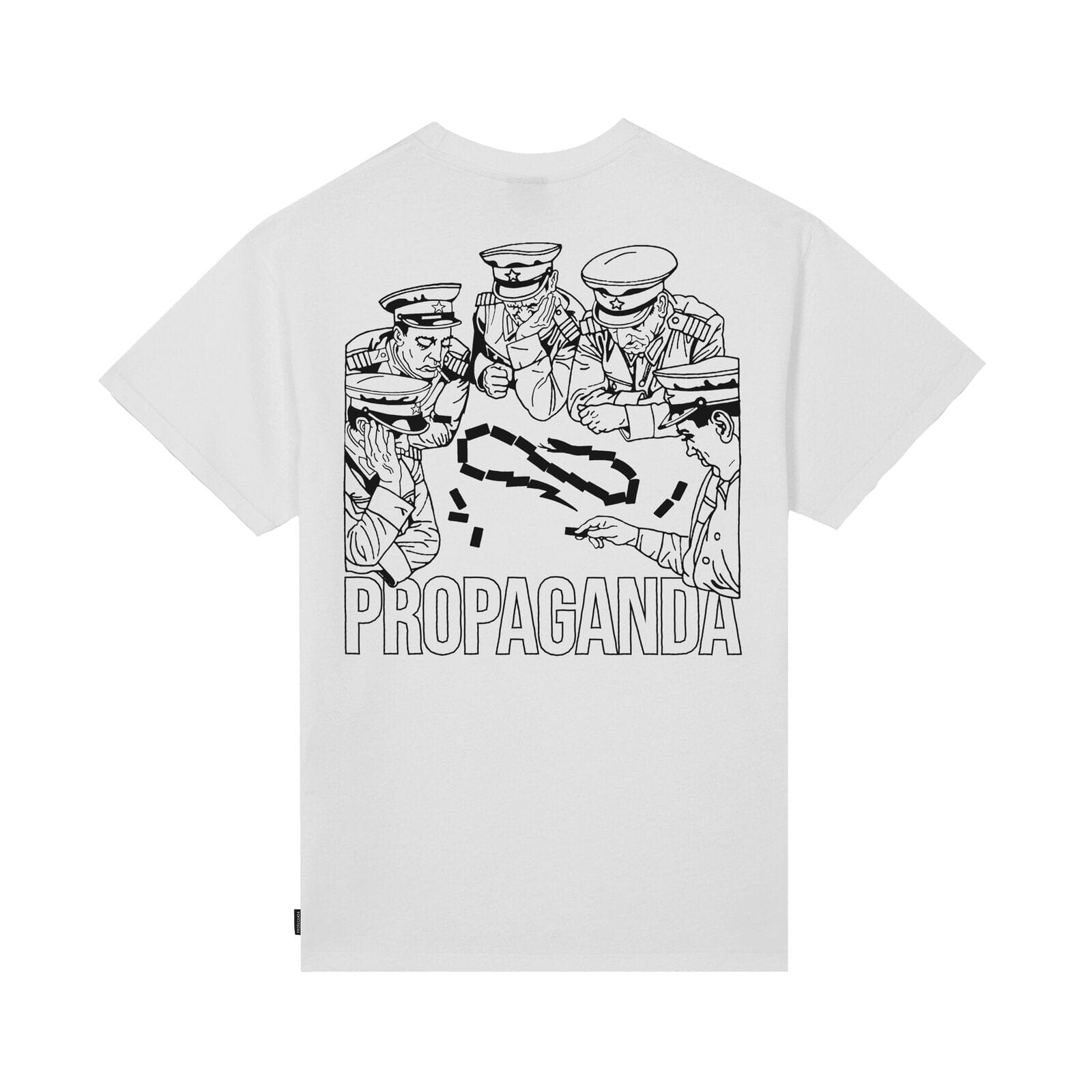 T-shirt Propaganda Domino Tee Bianca