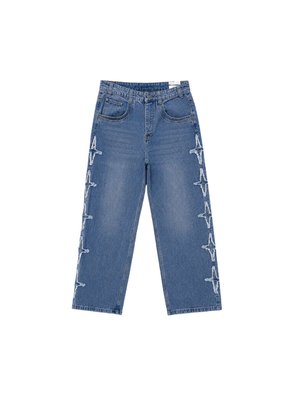Jeans PXP con inserti polaris
