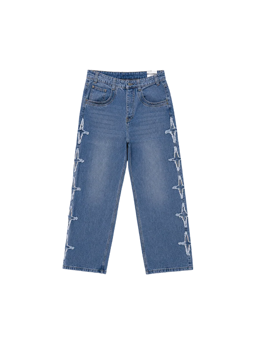 Jeans PXP con inserti polaris