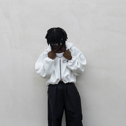 Felpa Zip Japan Bianca