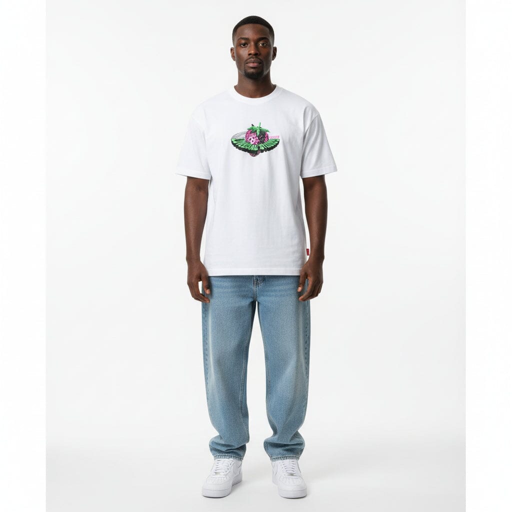 T-shirt Lovegang strawberry White