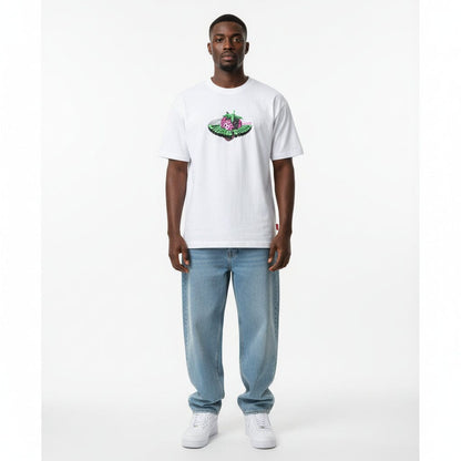 T-shirt Lovegang strawberry White