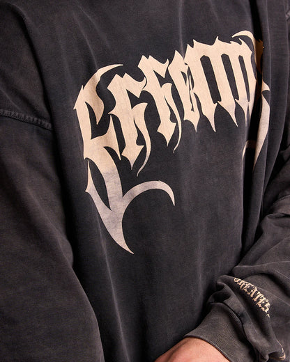 Longsleeve GOAT-Washed Black Edition