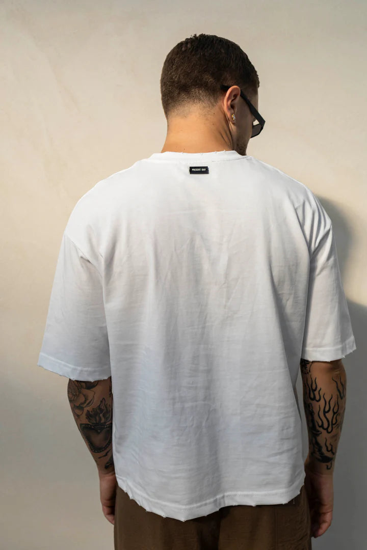 T-shirt Crop Basic White