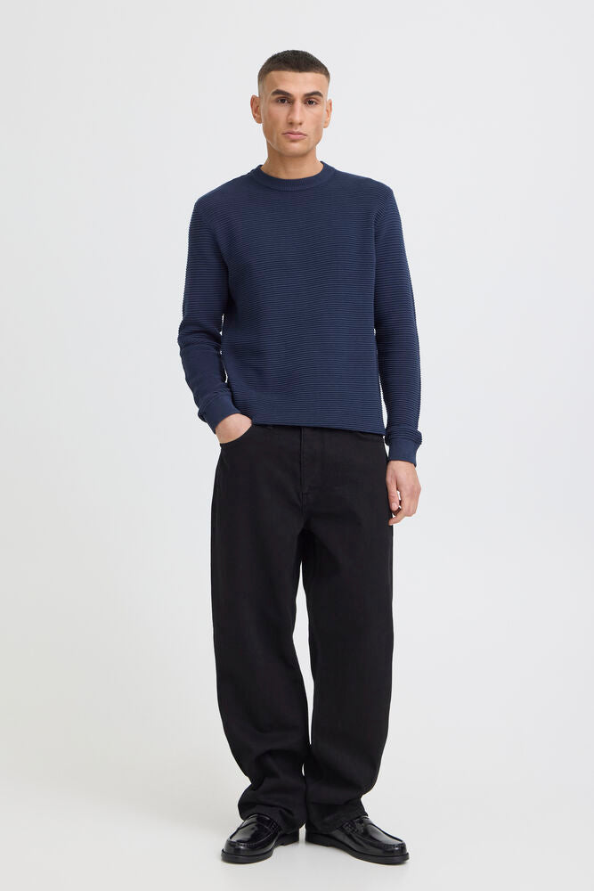 Jeans Loose Fit Nero Solid