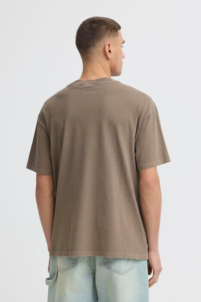 T-shirt Solid Vintage Brown