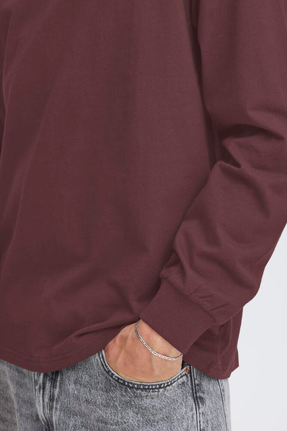 Longsleeve Borgogna Solid